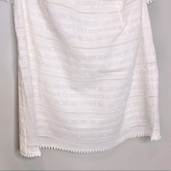 NWT Foxiedox White Eyelet Halter Lined Dress Size Small - Picture 7 of 10
